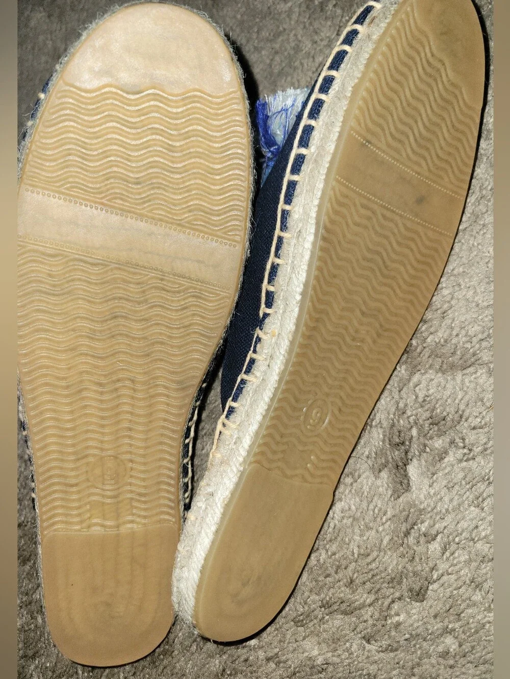 Luxe Navy Espadrille Slip-On with Decorative Tassels